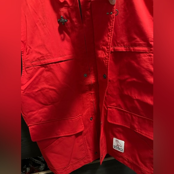 Ovo Men NYLON TEAM RACE JACKET - RED - Picture 5 of 5